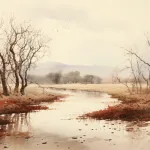 East dream meaning – image of a sunrise over the horizon, representing nature, hope, and decisions in dreams.