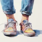 Feet dream meaning – image of bare feet on grass, representing health, protection, and freedom in dreams.