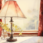 Lampshade dream meaning – image of a decorative lampshade over a glowing bulb, representing concealment, mood, and subtle truths in dreams.