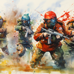 Dream meaning paintball
