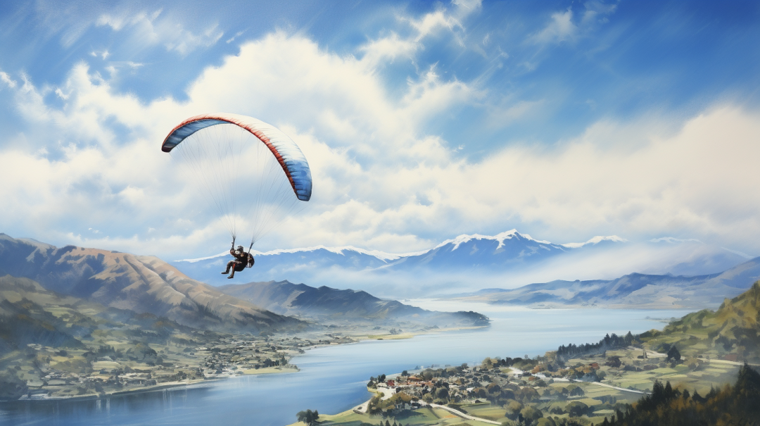 Dream meaning paragliding