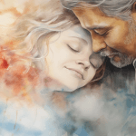 Remembering dream meaning – image of a person holding an old photograph representing nostalgia, reflection, and memory in dreams.