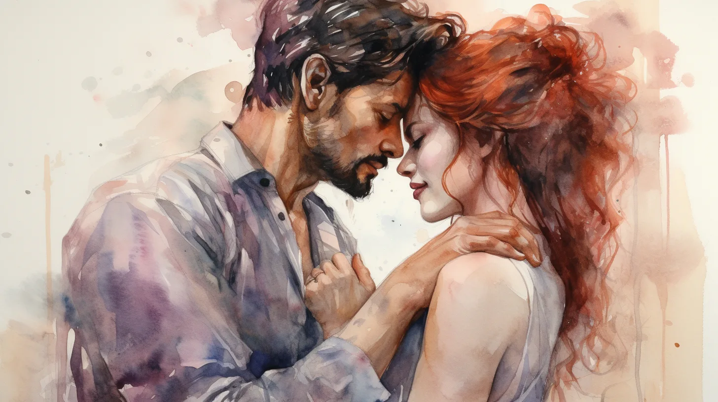 Romance dream meaning – image of a couple holding hands under the stars representing love, connection, and intimacy in dreams.