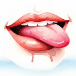 Tongue dream meaning – image of a person sticking out their tongue representing communication, truth, and expression in dreams.