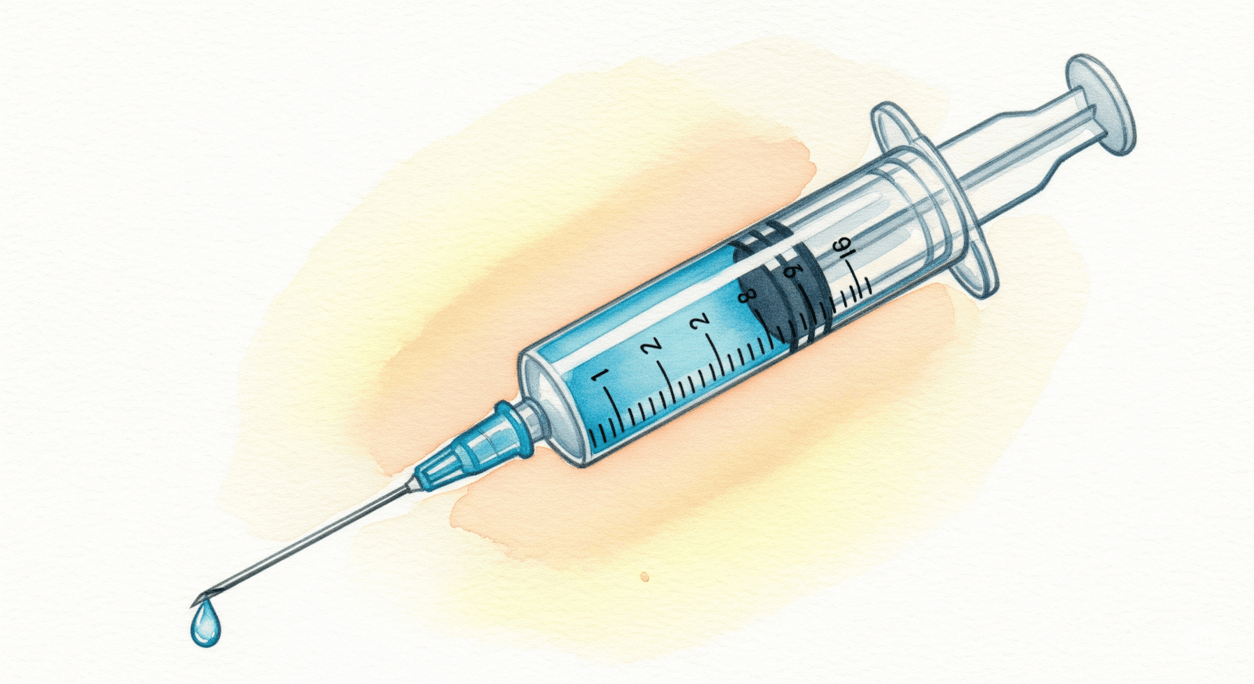 Syringe dream meaning – image of a syringe filled with liquid representing healing, intervention, and vulnerability in dreams.