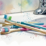 Toothbrush dream meaning – image of a toothbrush with toothpaste representing self-care, cleanliness, and preparation in dreams.