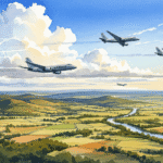 Air force dream meaning – image of military jets representing power, ambition, and defense in dreams.