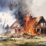 Dream meaning burned