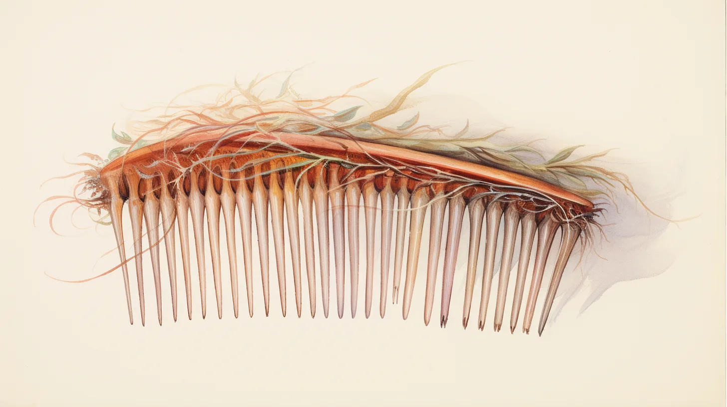 Comb dream meaning – image of a hair comb, representing grooming, change, and health in dreams.