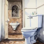 Toilet dream meaning – image of a clean toilet representing release, cleansing, and letting go in dreams.