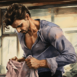 Undressing dream meaning – image of a person removing clothing representing exposure, honesty, and revealing truth in dreams.