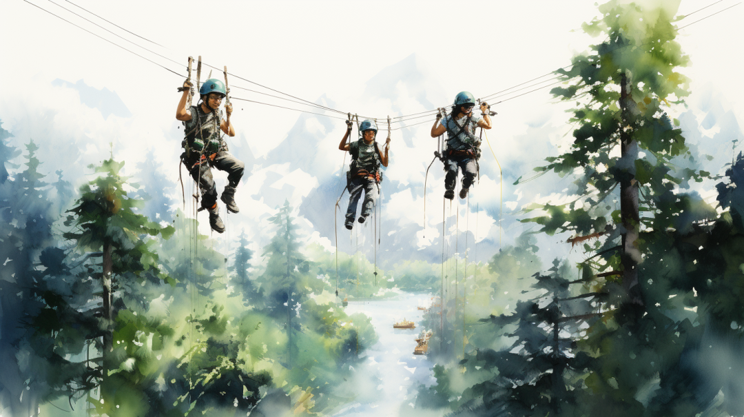 Dream meaning zip line