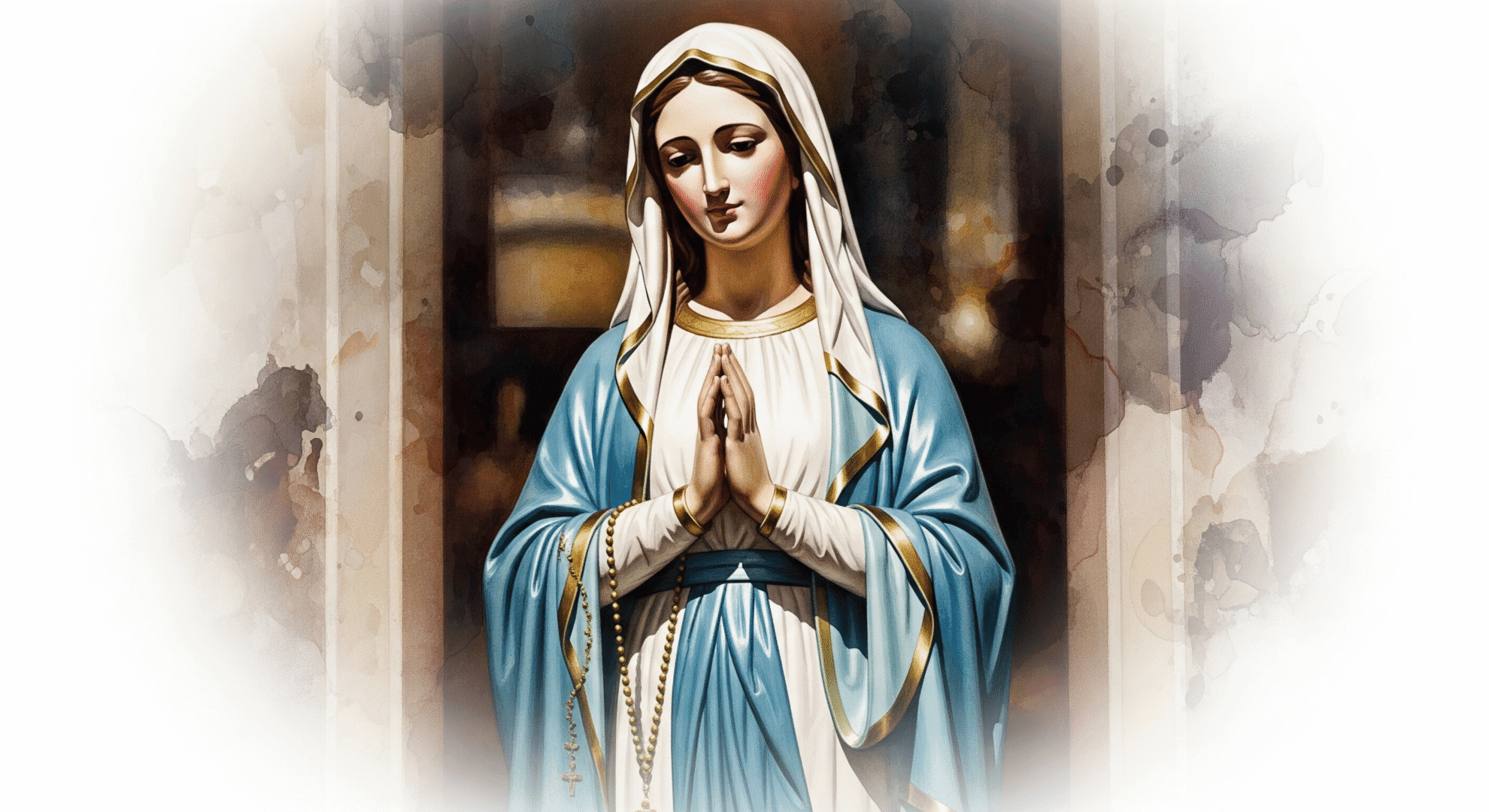 Virgin Mary dream meaning – image of the Virgin Mary statue representing guidance, compassion, and spiritual purity in dreams.